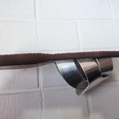 Handmade Moroccan Silver-tone Leather Sandals For Women – Hstyle Slip On Flats – Brown Sole Summer Slides – Boho Leather Slippers